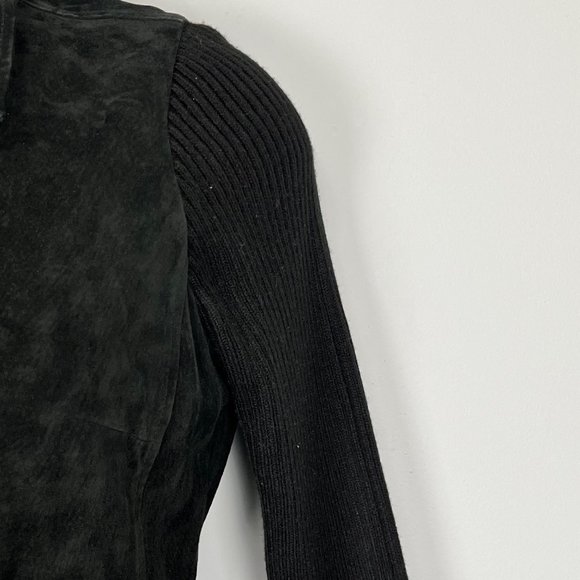 Vintage AMI Womens Washable Suede Jacket Full Zip New Old Stock size Petite XL - Picture 5 of 12